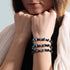Black | Firefly Glass Snow Globe Bracelet
